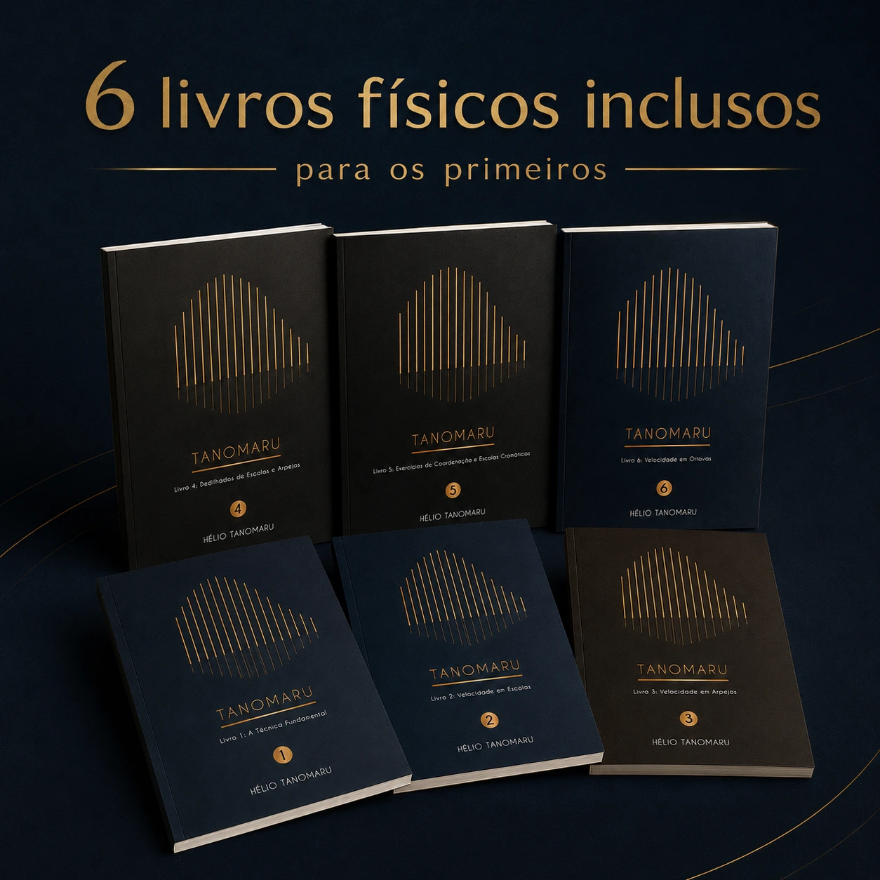 6 Livros Físicos O Pianista Virtuoso
