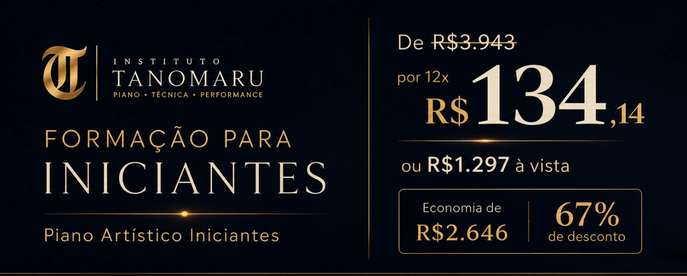 Formação Piano Artístico Iniciantes