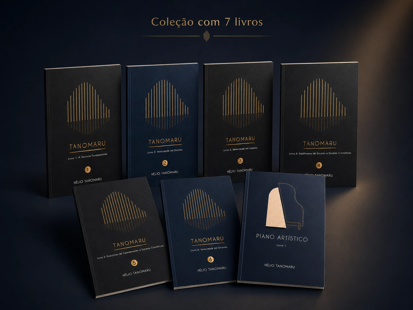 Coleção de 7 livros publicados do Instituto Tanomaru