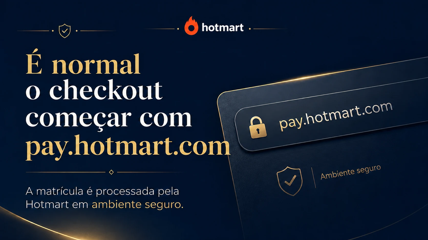 Explicação Checkout Hotmart