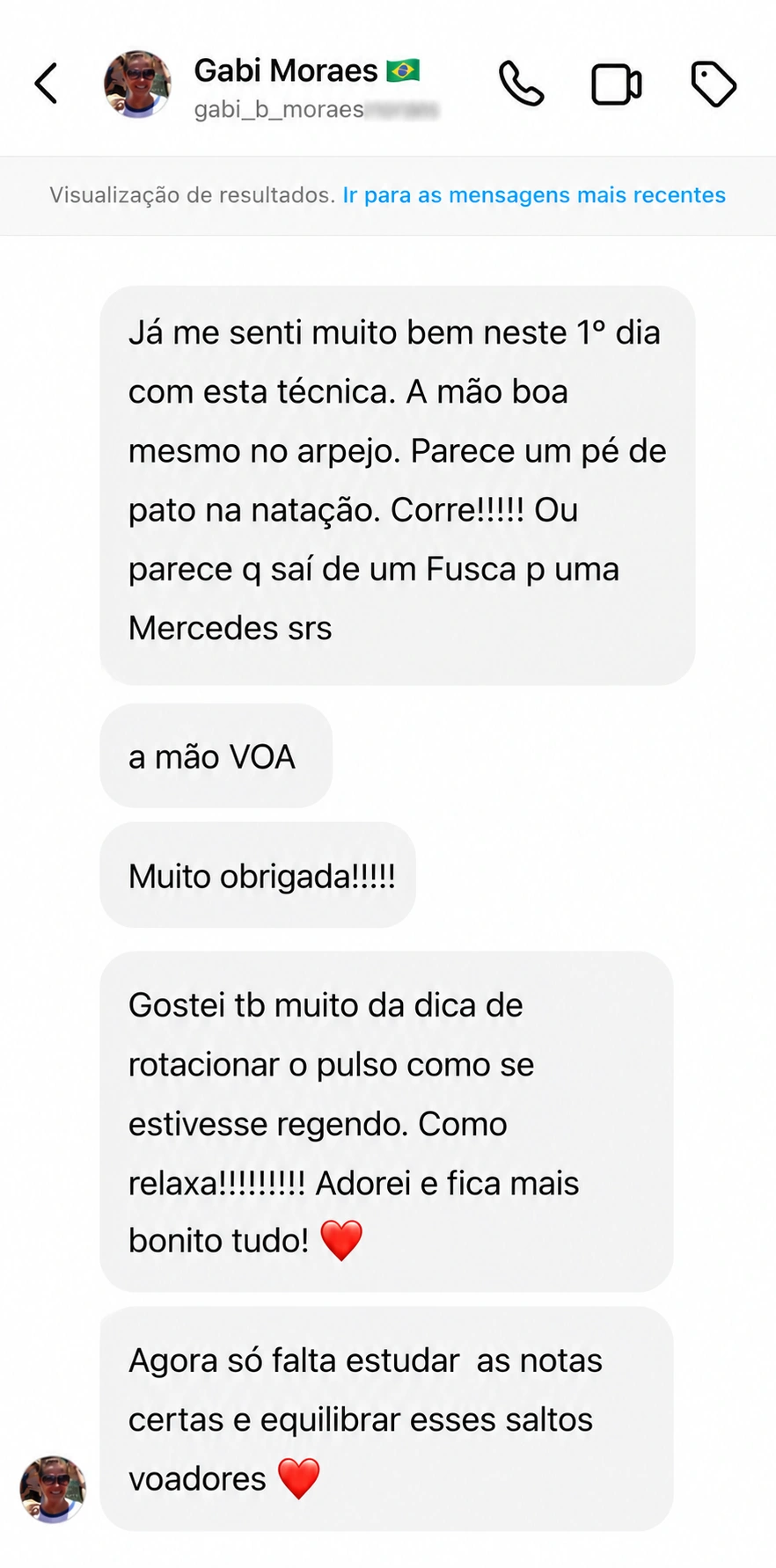 Depoimento Aluno