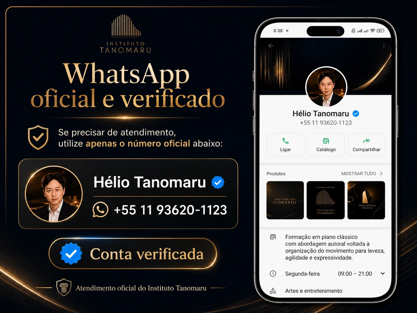 WhatsApp Oficial e Verificado